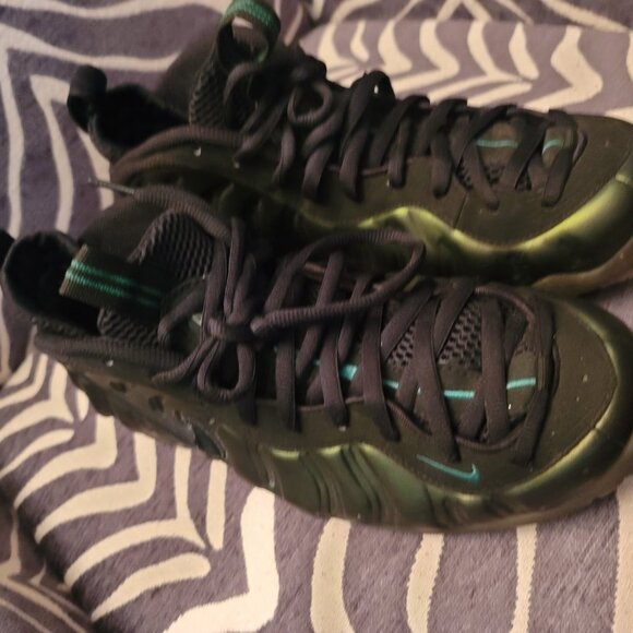 Nike Air Foamposite Pro Pine Green 2011 Rare (624041-301) US Men's SIZE 10 UK 9 - Picture 9 of 14